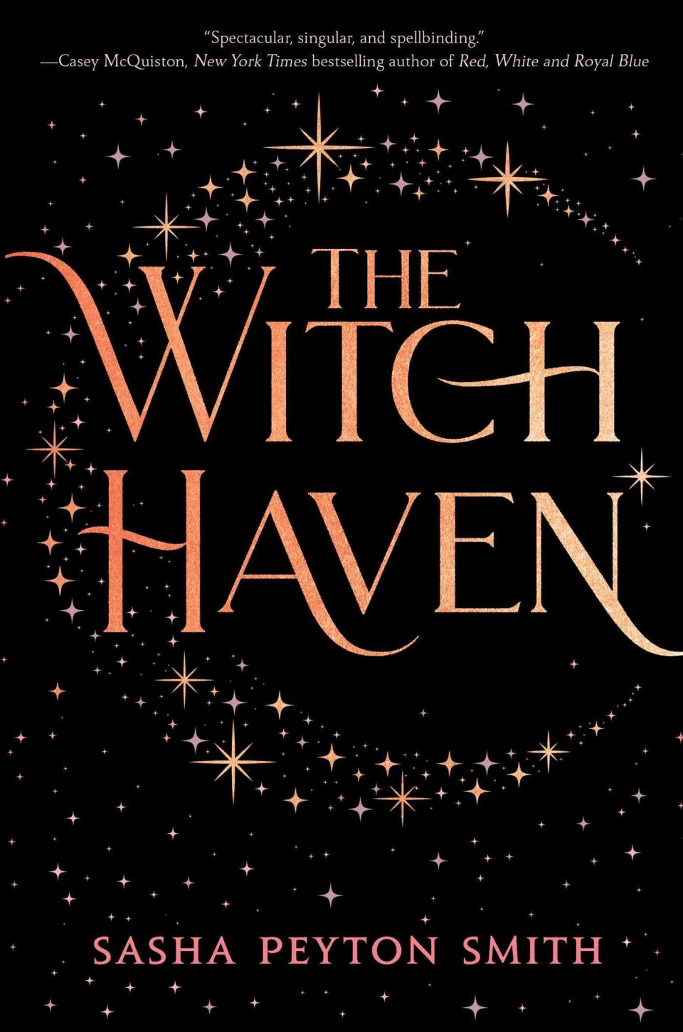 The cover for the witch haven shows the title The Witch Haven surrounded by starts