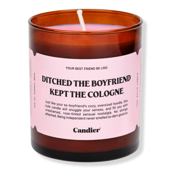 15) Candier Ditched The Boyfriend Kept The Cologne Candle