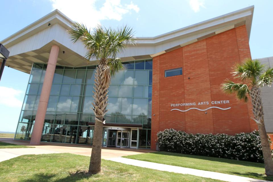 The Texas A&M University-Corpus Christi Performing Arts Center is seen in this 2017 file photo.