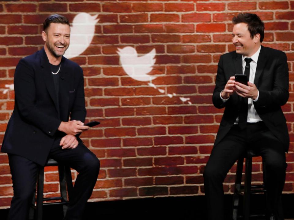 Justin Timberlake and Jimmy Fallon in 2022