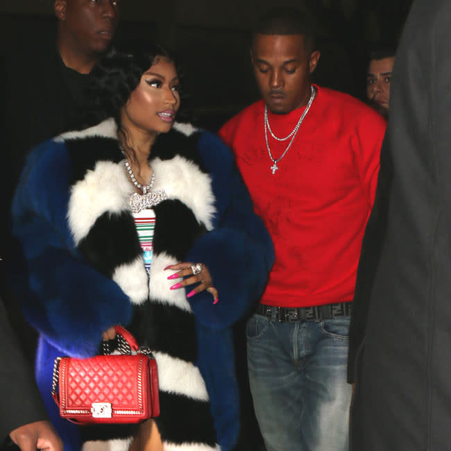 Nicki Minaj y Kenneth Petty credit:Bang Showbiz