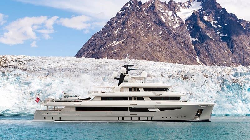 This 165-foot explorer yacht will cruise the world