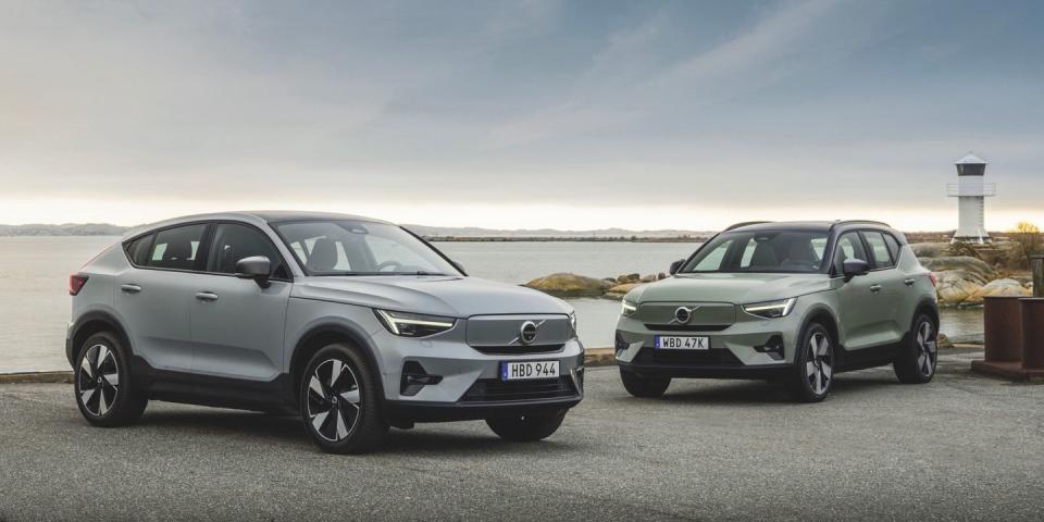 2024 volvo c40 and xc40 recharge