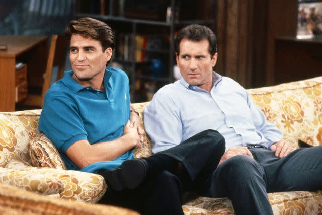 <p>Everett</p> Ted McGinley and Ed O'Neill on 'Married... with Children'