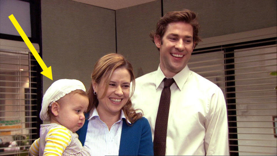 CeCe, Pam, and Jim in "The Office"
