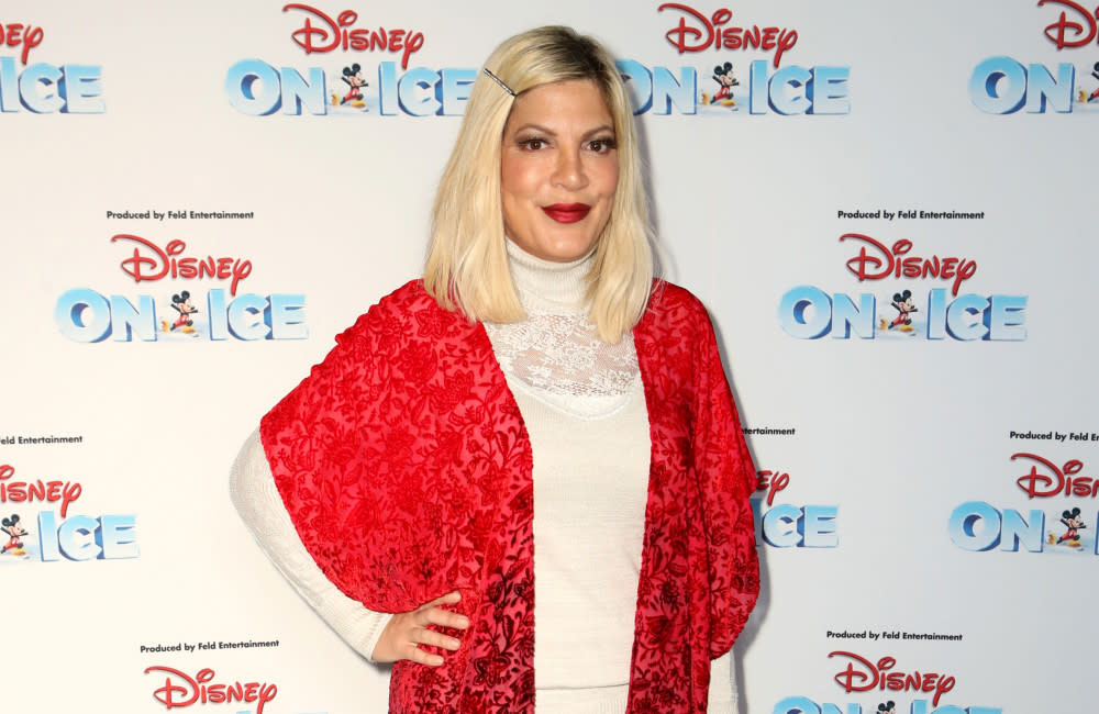 Tori Spelling has revealed details of a dramatic fight credit:Bang Showbiz