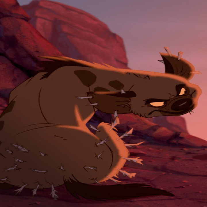 Animated hyenas