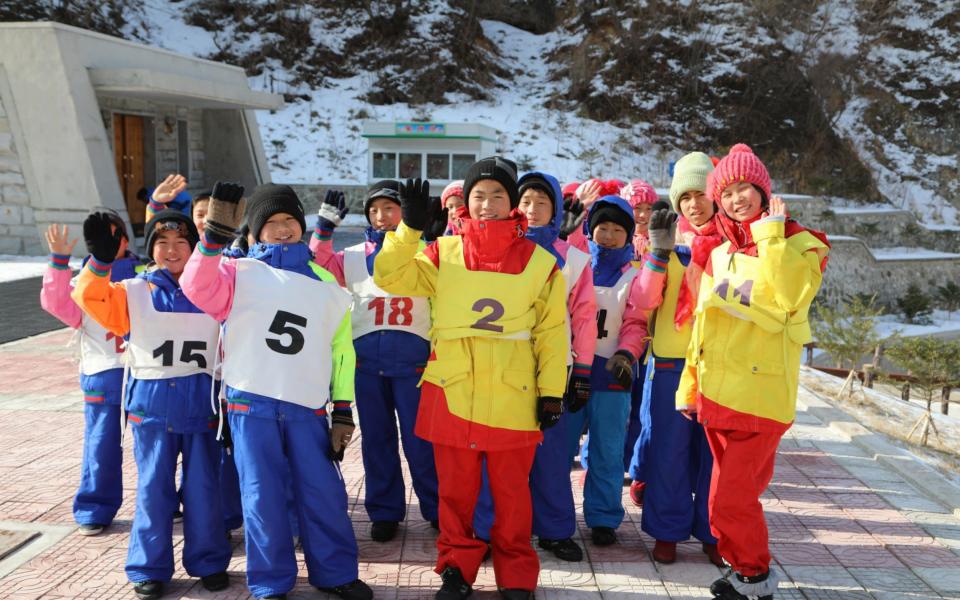 A youth group training at the luxury resort across the border - NK News