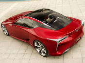 Designed by the Calty Design Research facility in California, the LF-LC concept features an Advanced Lexus Hybrid drive, touted to deliver both performance and fuel efficiency. The 2+2 coupe will be officially unveiled at the Detroit Auto Show on January 9, 2012.