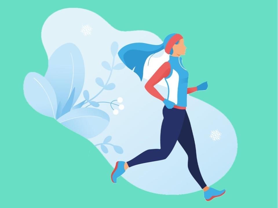 <p>Wrap up warm to exercise with insulated layers that won’t restrict movement or make you too hot (iStock)</p> (iStock)