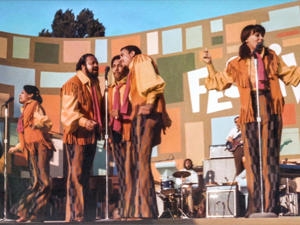 5th Dimension performing in Summer of Soul (Disney+)