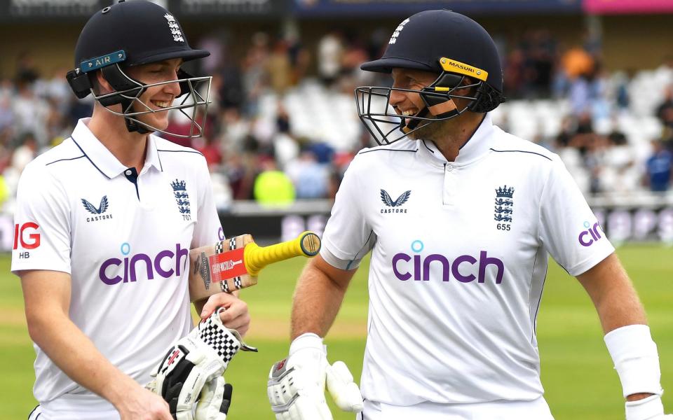 Harry Brook and Joe Root