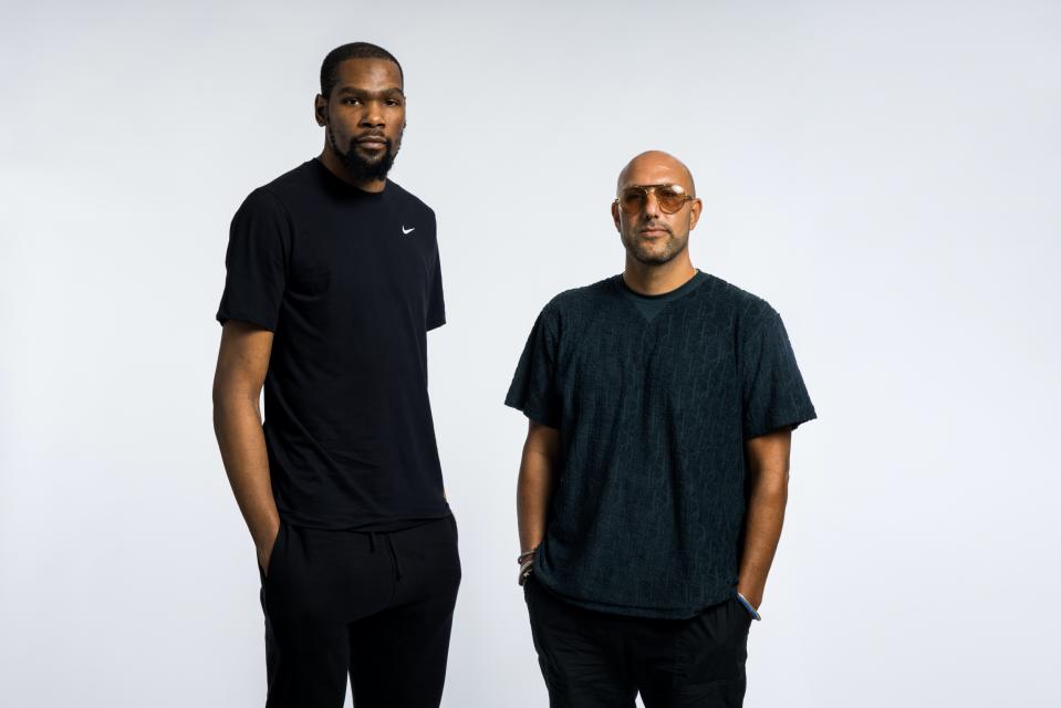 Rich Kleiman and Kevin Durant, provided by Thirty Five Ventures. 