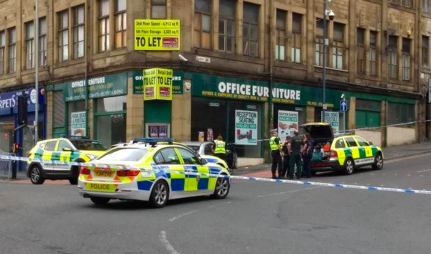 The horror crash took place in Bradford City Centre in August 2018. (SWNS)