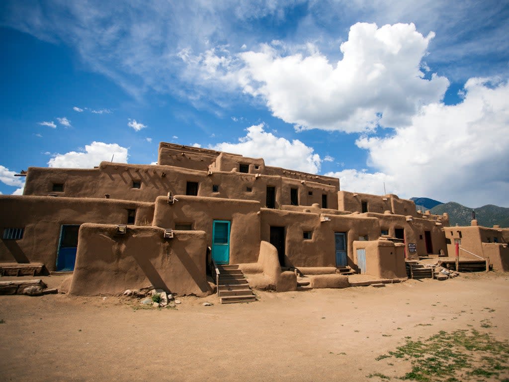 Traditional Pueblo adobe architecture (New Mexico TRUE)