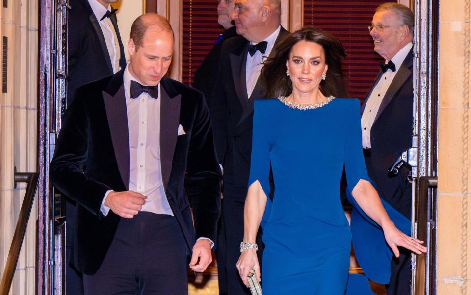 The Prince and Princess of Wales go to the Royal Variety Performance at the Royal Albert Hall