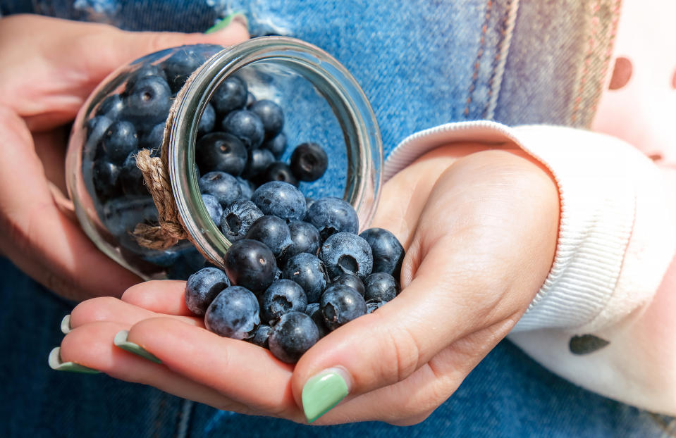 Bowl of fresh blueberries. (Getty Images)