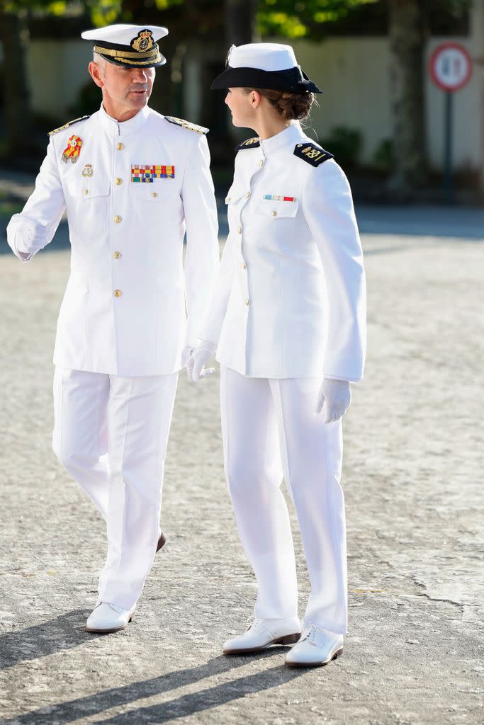 La princesa Leonor ingresa a la Escuela Naval de Marin