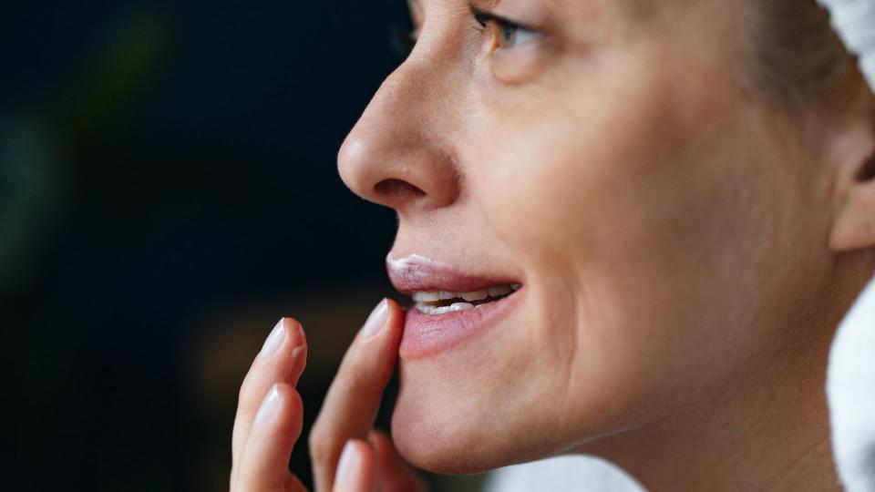 Use a nighttime lip mask