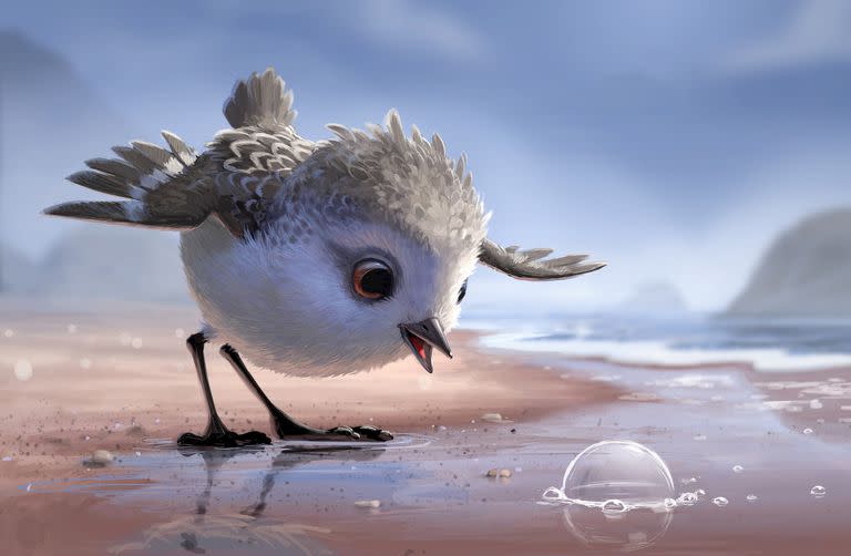 Piper, esperando la marea, es uno de los mejores cortos en la historia de Pixar.