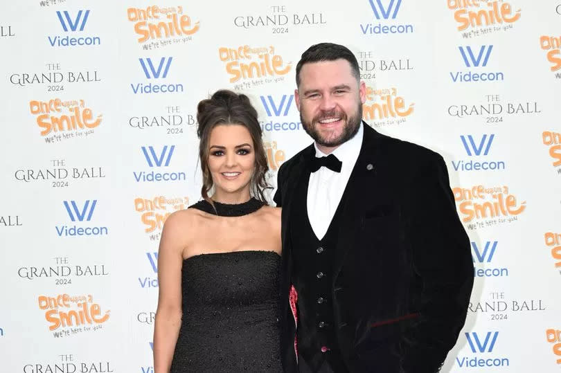 Danny with partner Steph on the red carpet -Credit:Dave Nelson