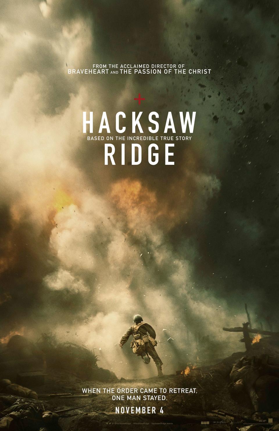 HACKSAW RIDGE, US advance poster, 2016,  © Lionsgate / courtesy Everett Collection