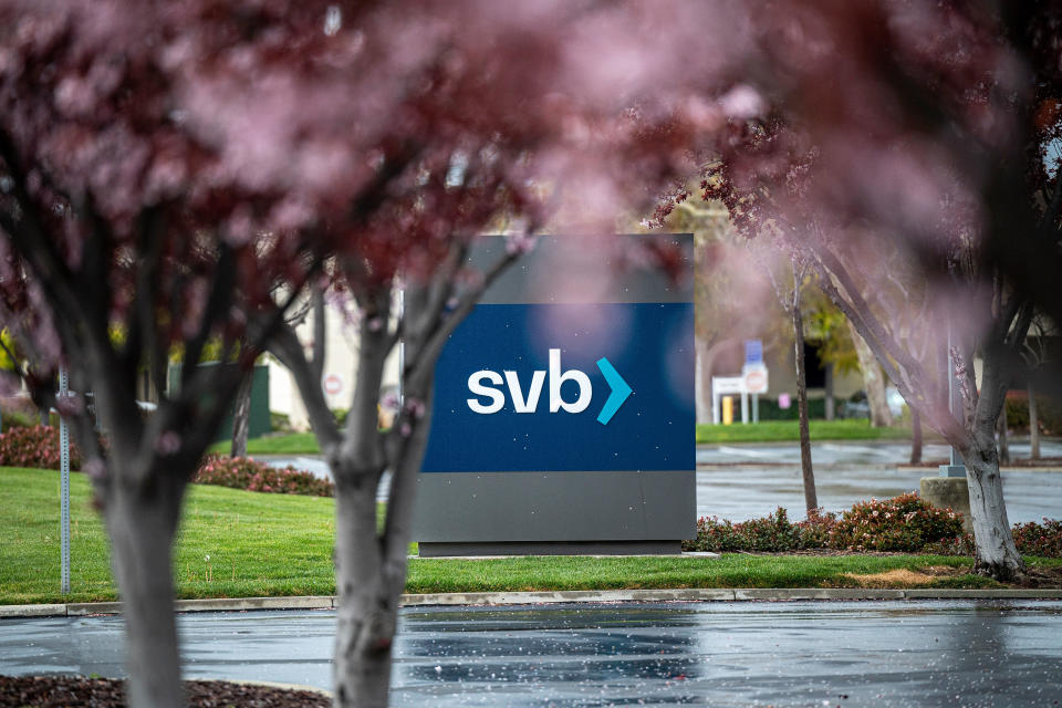 Silicon Valley Bank Headquarters As Shares Sink (David Paul Morris / Bloomberg via Getty Images)