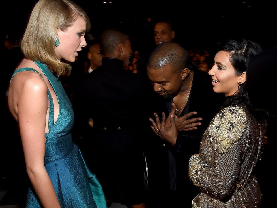 taylor swift kanye west kim kardashian