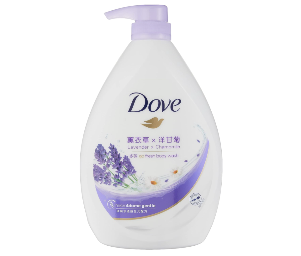 Dove Go Fresh Relaxing Lavender and Chamomile Paraben-Free Body Wash, 1L. (PHOTO: Amazon Singapore)