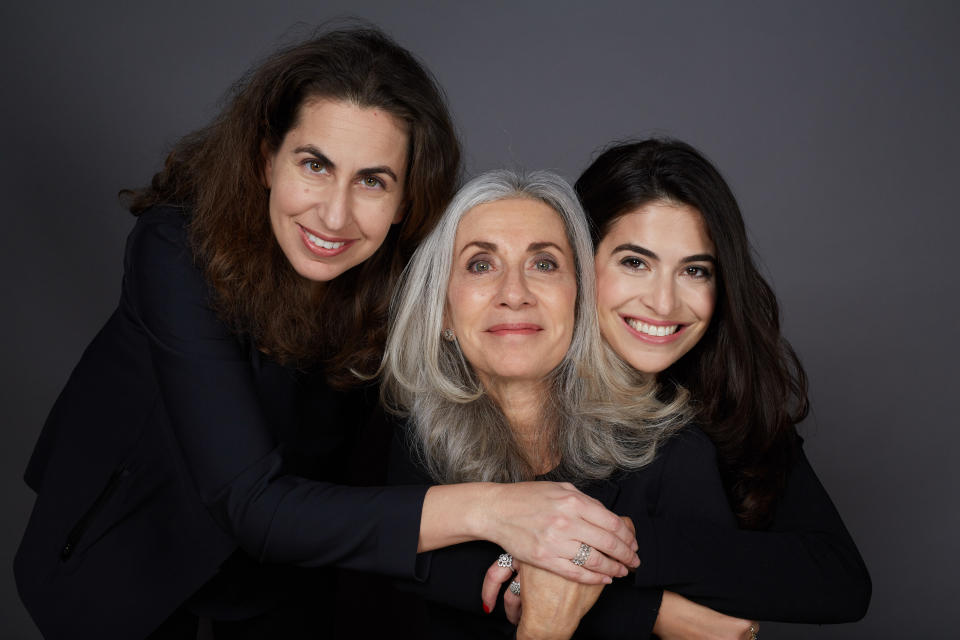 Robby Springs poses with her sister (left) and mother (centre). (Image taken by Natalia Dolan) 