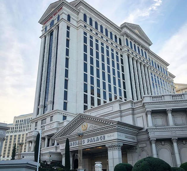 <p>Le célèbre <em>Caesars Palace</em> de Las Vegas est à la huitième place du classement. Il est réputé pour ses concerts de stars (Mariah Carey, Celine Dion, etc.).<br> Crédit photo : Instagram @caesarspalace </p>
