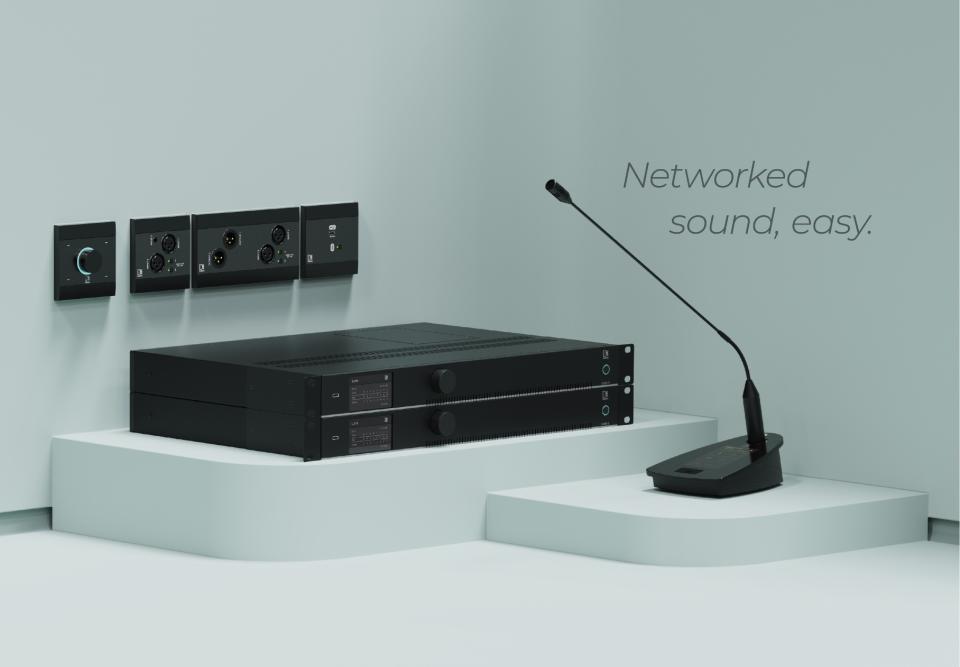 The AUDAC Atellio Family to by unveiled at InfoComm 2023.