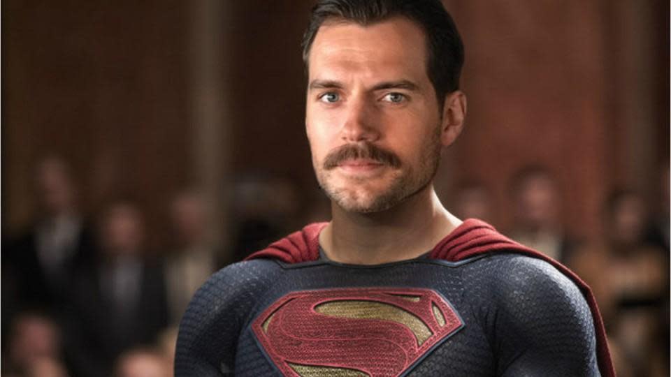 Henry Cavill’s mustache is causing a headache for the “Justice League” reshoots, and yes, this is a real thing