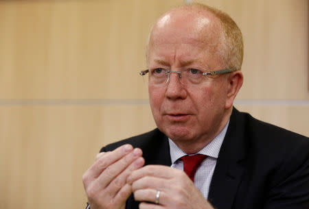 Principal Global Investors CEO Jim McCaughan speaks during an interview with Reuters at his office in Tokyo, Japan, December 9, 2016. REUTERS/Kim Kyung-Hoon