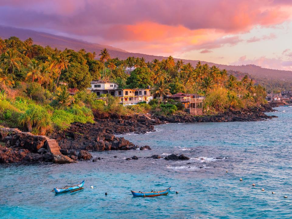 Comoros is a group of islands located between East Africa and Madagascar.