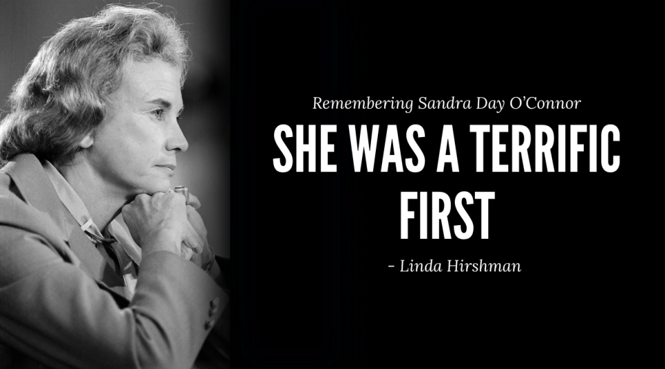 Lawyer and cultural historian Linda Hirshman acknowledges Sandra Day O'Connor's pivotal place in U.S. history.