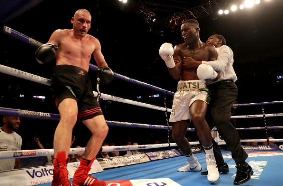 Buatsi has won his past two fights by first-round KO (Getty)