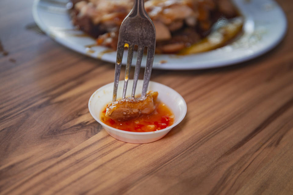 Cheok Kee Duck Rice - Chilli dip