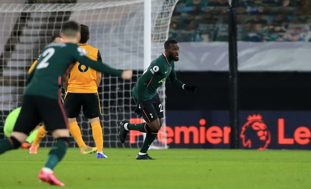 Tanguy Ndombele gave Tottenham the lead inside the first minute