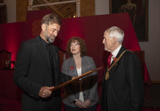 Jurgen Klopp receives Freedom of the City of Liverpool