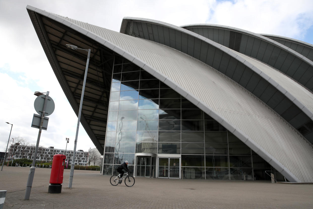 The Cop26 summit is taking place at the Scottish Events Campus in November (Andrew Milligan/PA)