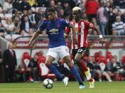 Britain Football Soccer - Sunderland v Manchester United - Premier League - Stadium of Light - 9/4/17 Manchester United's Marcus Rashford in action with Sunderland's Didier Ndong Reuters / Russell Cheyne Livepic