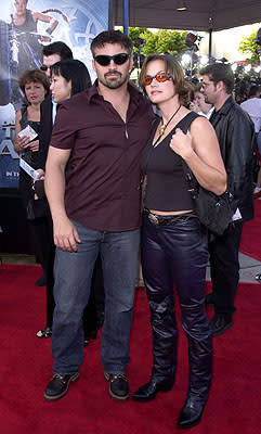 Matt LeBlanc and gal at the Westwood premiere of Paramount's Lara Croft: Tomb Raider