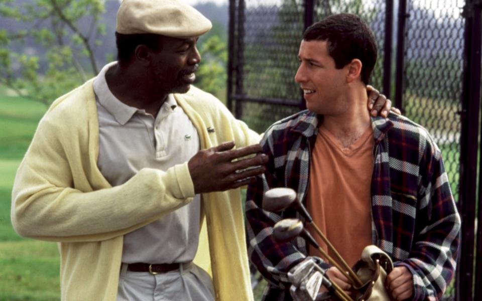 Weathers with Adam Sandler in the 1996 film Happy Gilmore