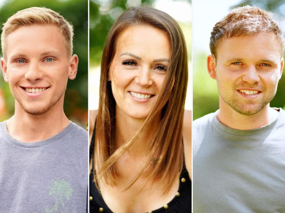 Hannes, Stefanie und André sind bei "Bauer sucht Frau" zu sehen. (Bild: RTL / Stefan Gregorowius)