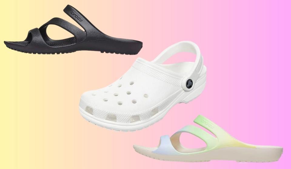 Croc sandals and clogs