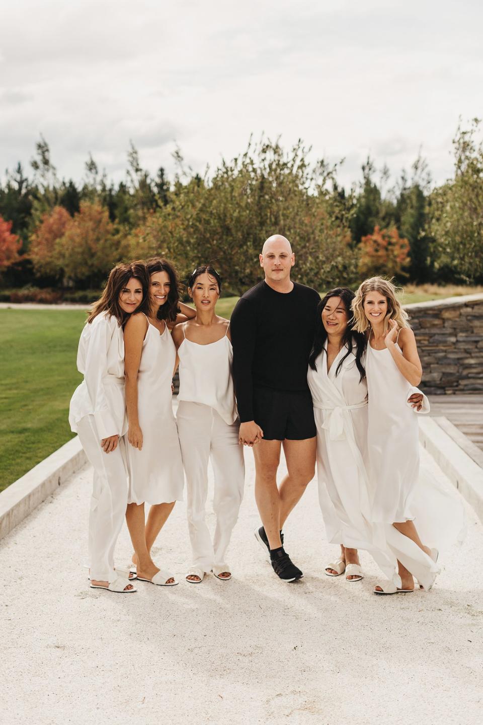 The social media star married photographer Luke Shadbolt at Rippon Hall in Lake Wanaka—a biodynamic vineyard that believes that the energy and love from each wedding goes into the earth and helps the grapes grow.