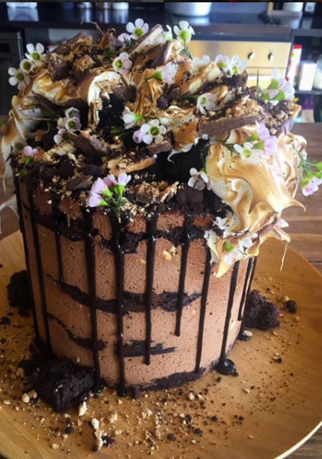 Bowdy's wild cakes went viral on Instagram. Photo: Instagram/andybowdy