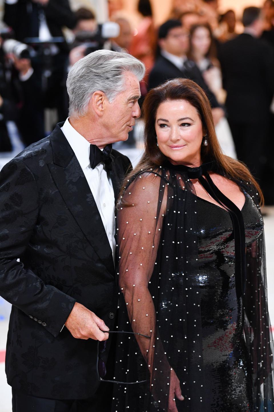 Pierce Brosnan And Wife Keely Shaye Smith Step Out For Met Gala 2023   Dab22d64d858ce63092f9c2843995a76