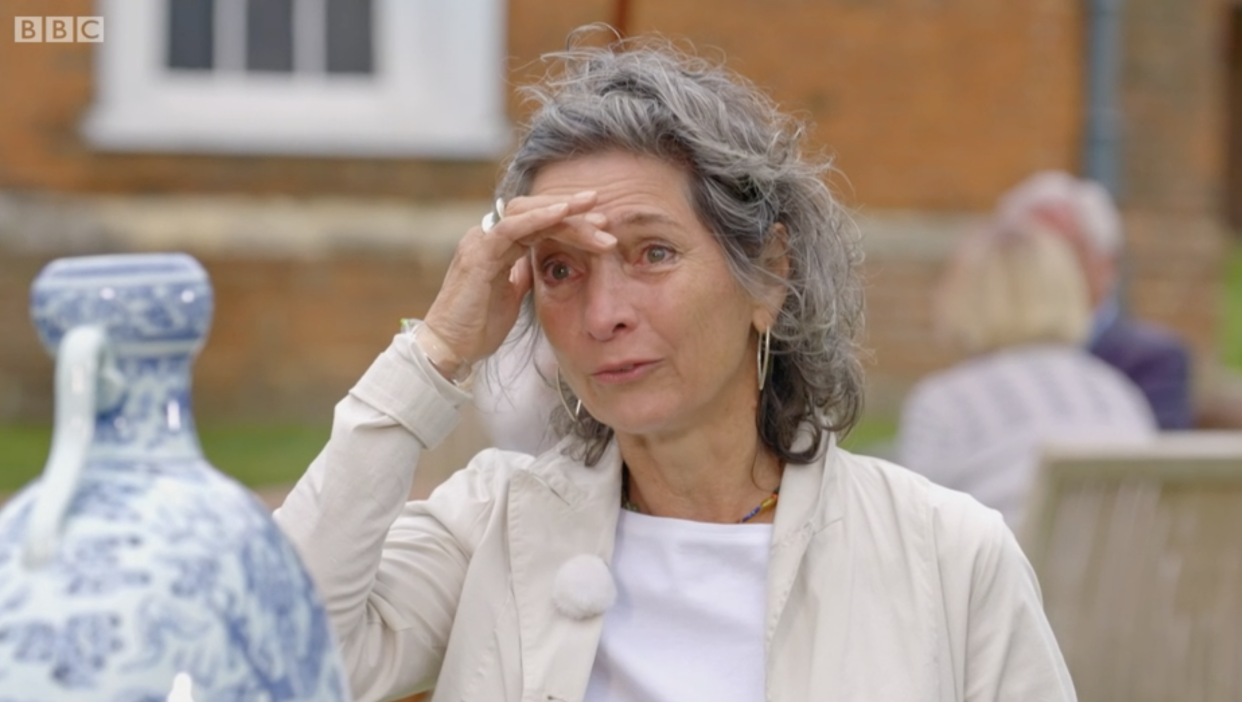 The Antiques Roadshow guest was brought to tears. (BBC)